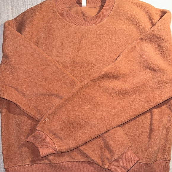 Fabletics Tops - Fabletics Polar Fleece Rayon Rust Brown Size XL